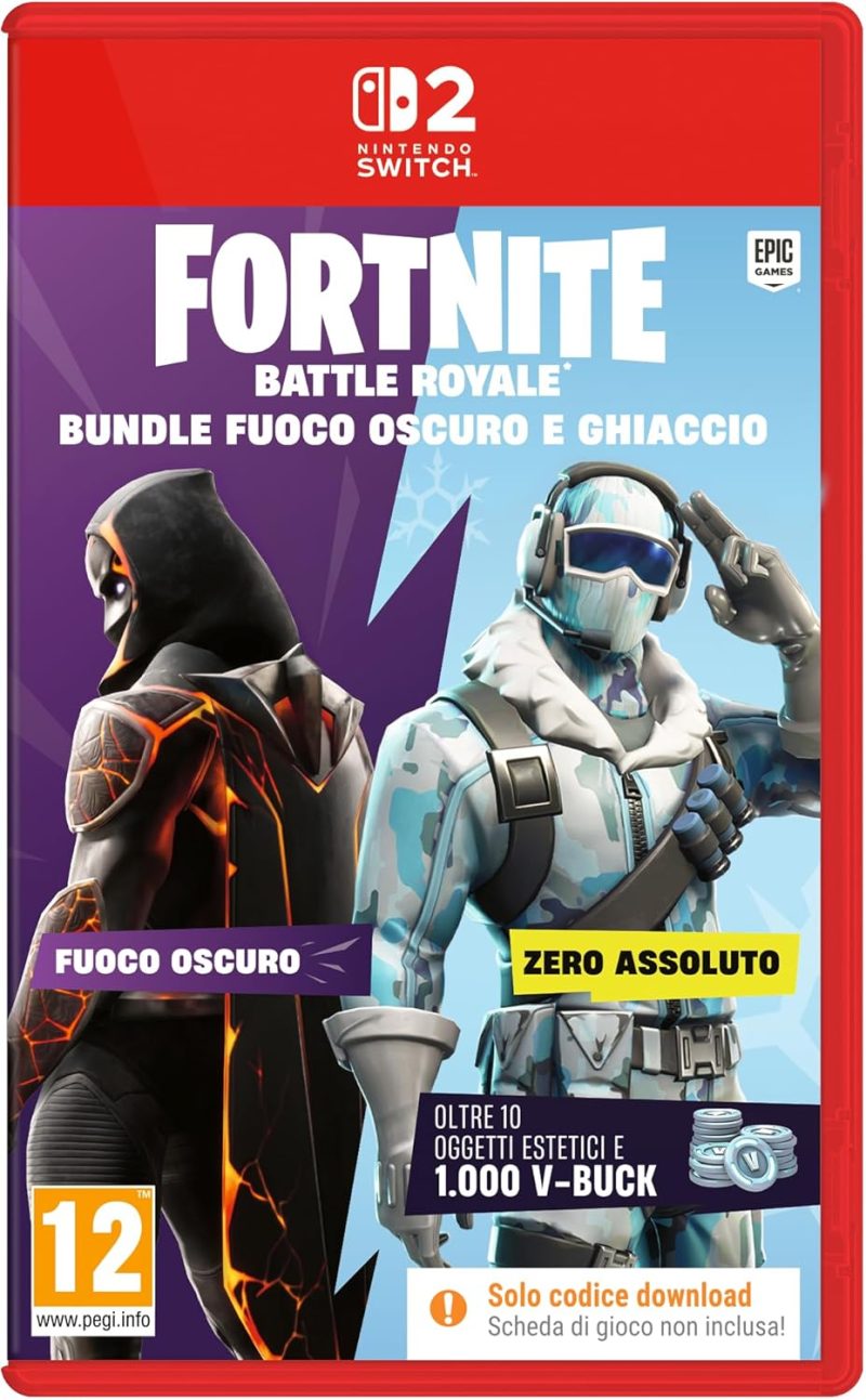 Fortnite, Darkfire & Ice Bundle (код в коробке) - Nintendo Switch 2