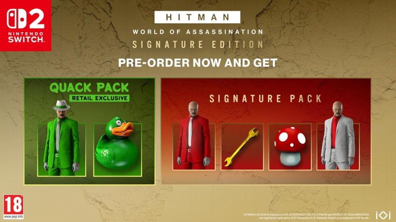 3 Hitman World of Assassination - Signature Edition - Nintendo Switch 2