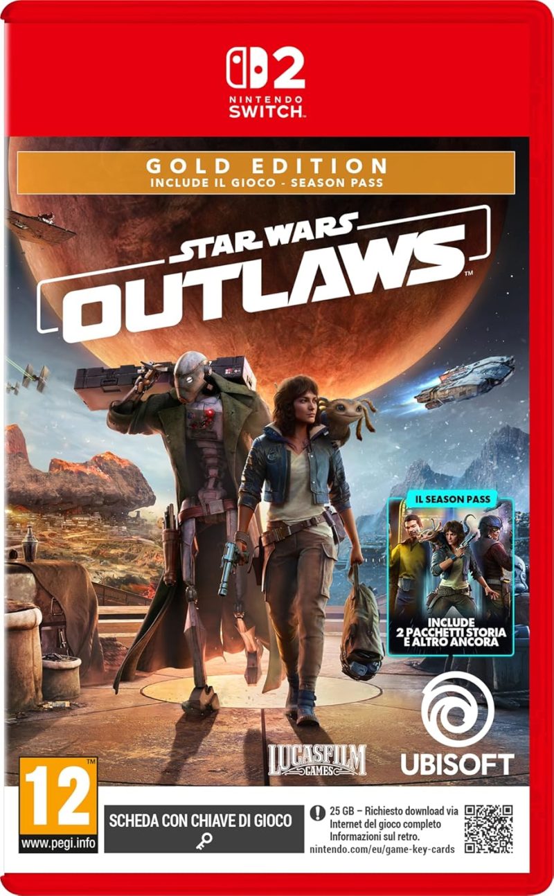 1 Star Wars Outlaws Gold Edition - Nintendo Switch 2
