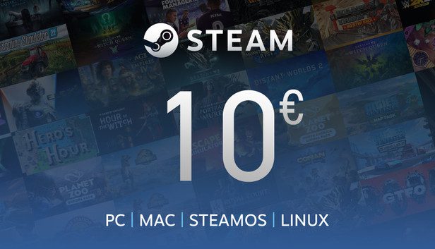 Steam Gift Card 10 EUR (EU)