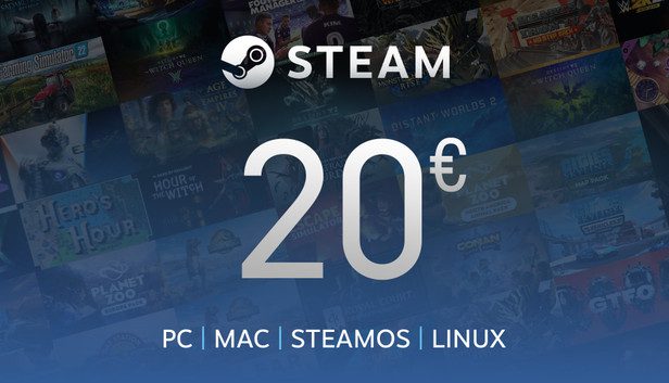 Steam Gift Card 20 EUR (EU)